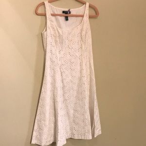 Lauren by Ralph Lauren white dress